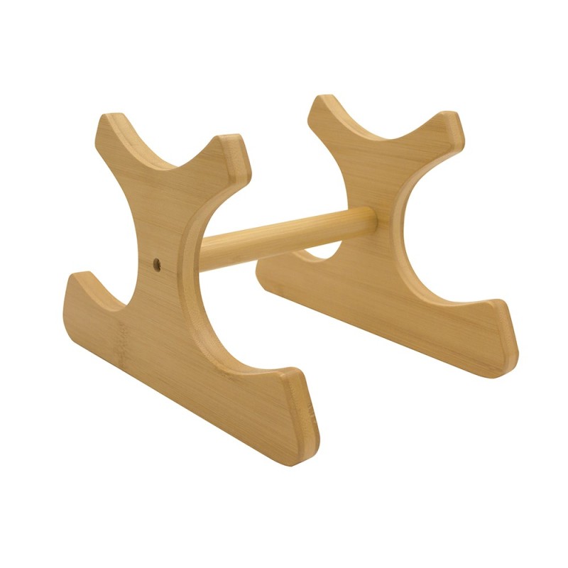Detail of Ranges-bouteilles bambou naturel : 24 bouteilles