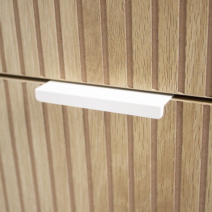 Commode avec 3 tiroirs bois naturel