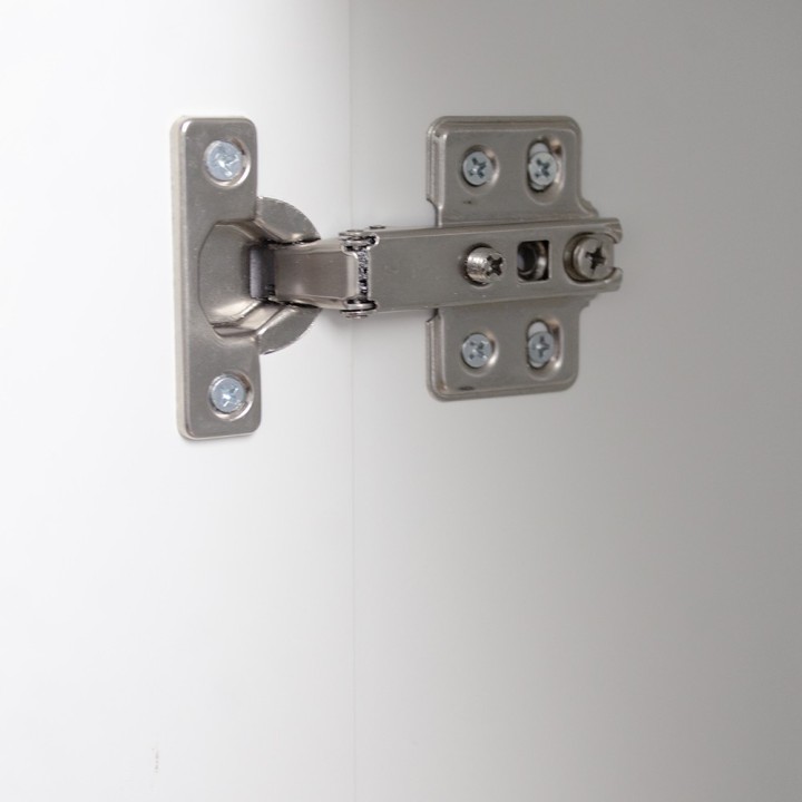 Meuble sous lavabo 2 portes bois blanc