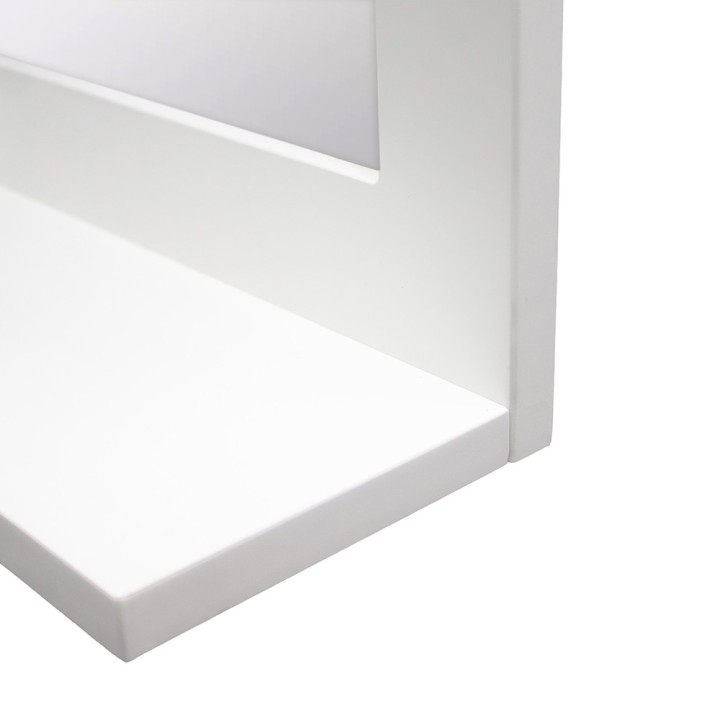 Miroir en bois blanc