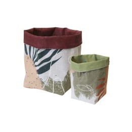 Lot 2 pochons en polycoton aromatic