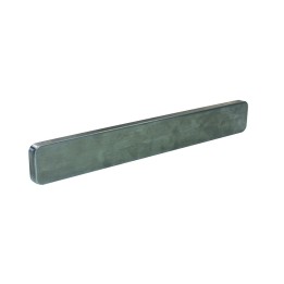 Barre aimantée couteaux en métal gris 38 x 1 x 5 cm