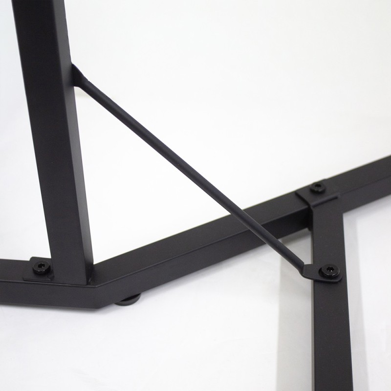 Detail of Porte-vélos Vertika 4 vélos en métal noir 80 x 57,5 x 194,5 cm