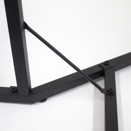 Detail of Porte-vélos Vertika 4 vélos en métal noir 80 x 57,5 x 194,5 cm