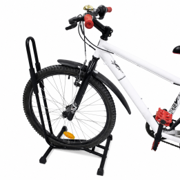 Porte-vélo Moby en métal noir 36 x 44 x 76 cm