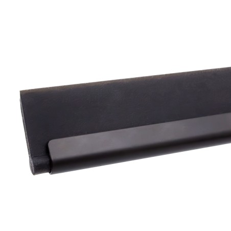Detail of Raclette de douche en inox noir mat