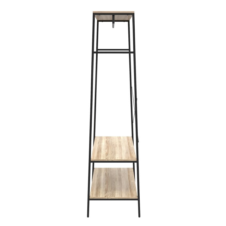 Penderie en bois noir