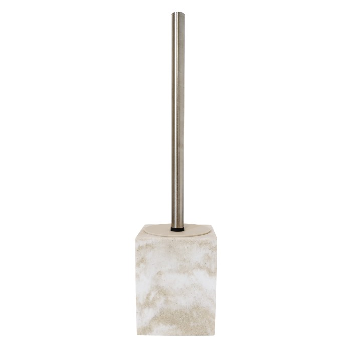 Brosse WC en polyrésine aspect marbre