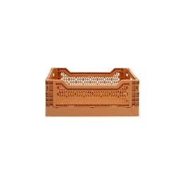 Mini cagette en plastique terracotta