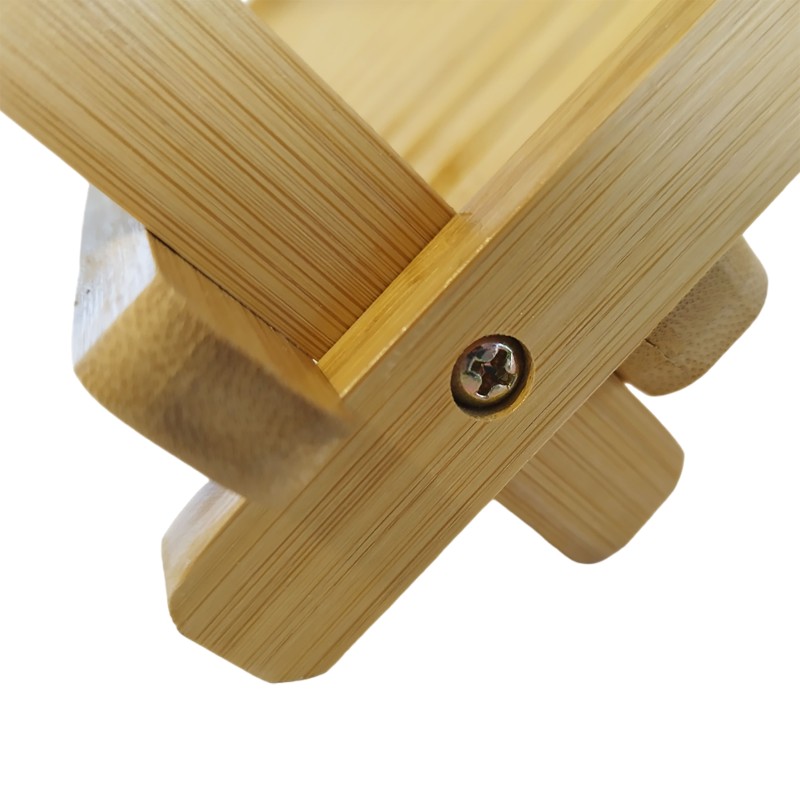 Detail of Égouttoir pliable à vaisselle en bambou