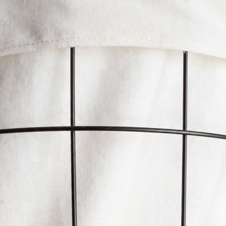 Detail of Panier à linge en métal