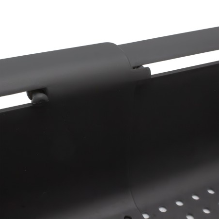 Detail of Passoire extensible en plastique noir