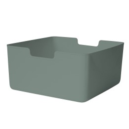 Demi-bac de rangement en plastique
