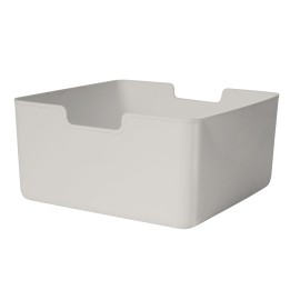 Demi-bac de rangement en plastique
