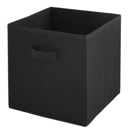 Bac de rangement en intissé noir