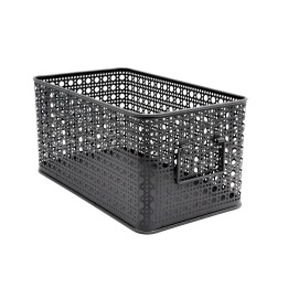 Panier en métal noir