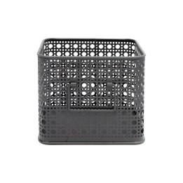 Panier en métal gris