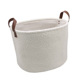 Panier de rangement tissu bouclette