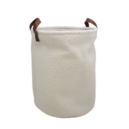 Panier de rangement tissu bouclette