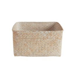 Panier rectangulaire en jonc de mer