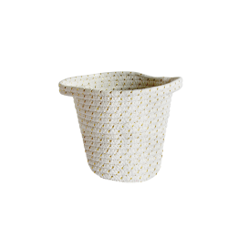 Petit panier de rangement en coton