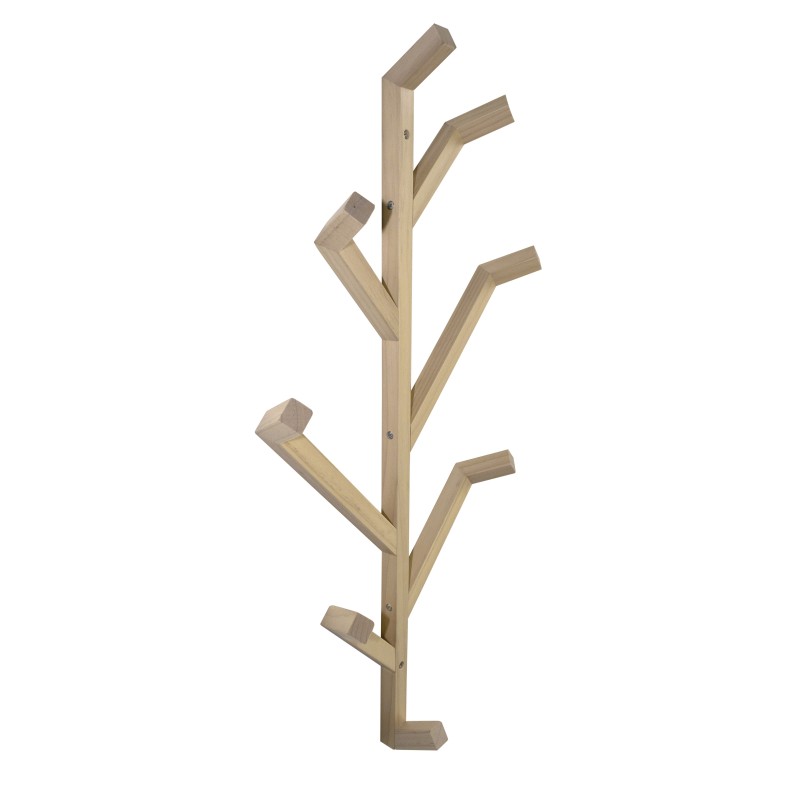 Detail of Porte-manteaux arbre en pin