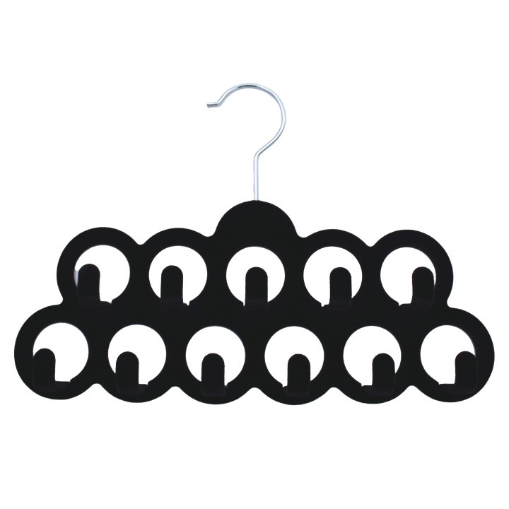 Cintre accessoire en velours noir