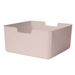 Demi-bac de rangement en plastique