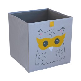 Cube de rangement motif hiboux