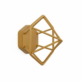 Patère acier - design géométrique