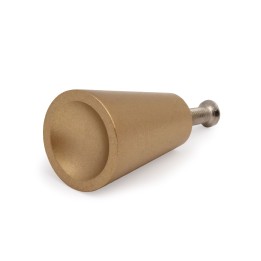 Poignée bouton en métal