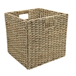 Panier en jonc de mer naturel