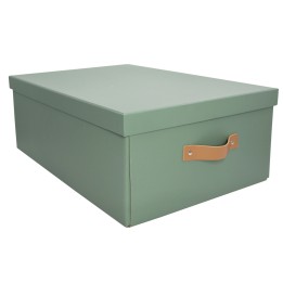 Lot de 2 boîtes de rangement en carton