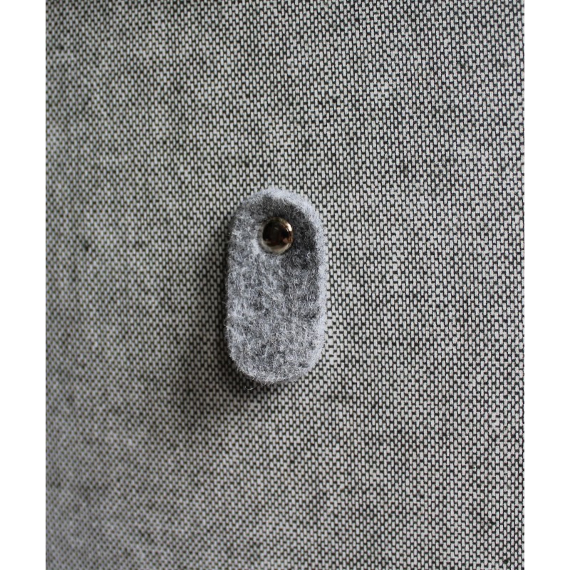 Detail of Boîte de rangement en carton gris
