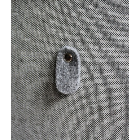 Detail of Boîte de rangement en carton gris