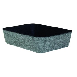 Lot de 6 paniers feutres 18 x 14 x 5