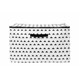 Housse de rangement en polycoton imprimé L