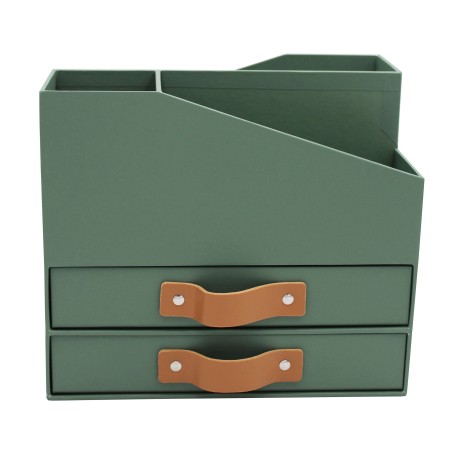 Detail of Organiseur de bureau vert pour accessoires
