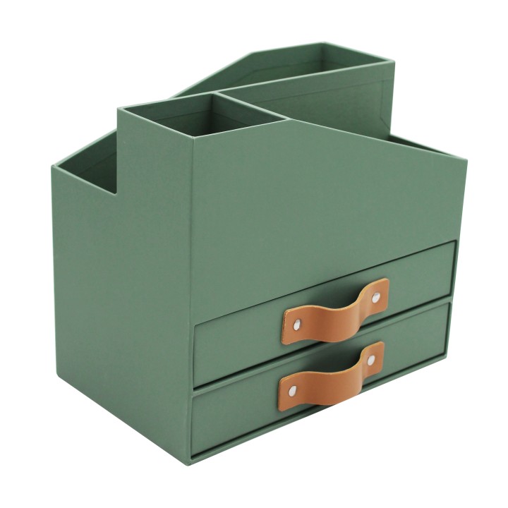 Organiseur de bureau vert pour accessoires