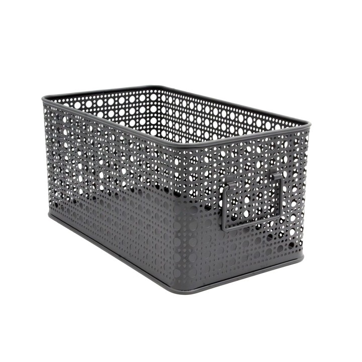 Panier métal rectangulaire empilable - Rangement aliments