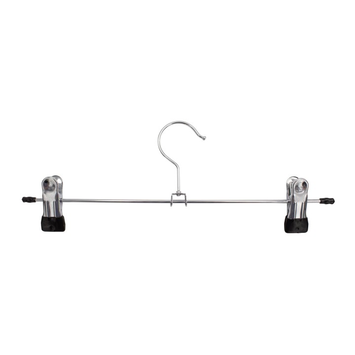 Cintres métal à pinces - Rangement vêtements