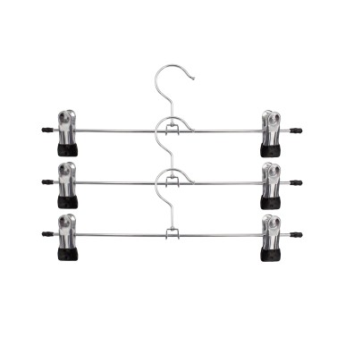 Lot de 3 cintres jupes en métal