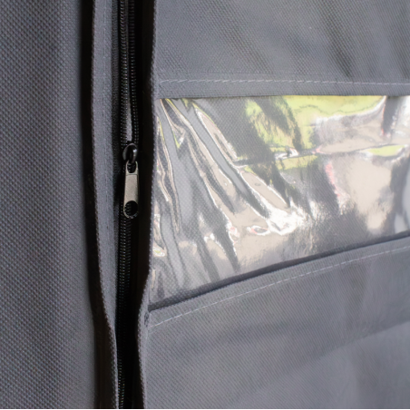 Detail of Housse pour vêtements en PEVA noir (M)