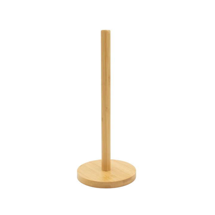 Porte rouleau essuie-tout en bambou - Rangement cuisine