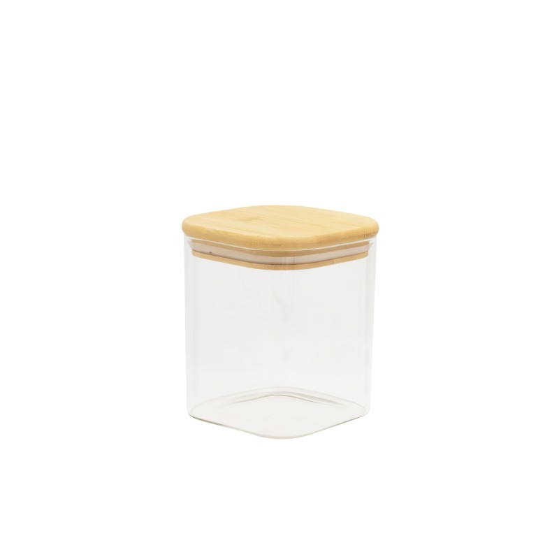 Detail of Bocal carré en verre 800 ml