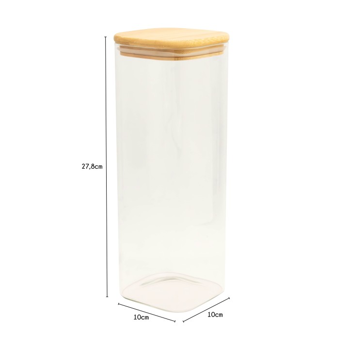 Boîte de rangement alimentaire haute - 2,5 litres - Hermétique