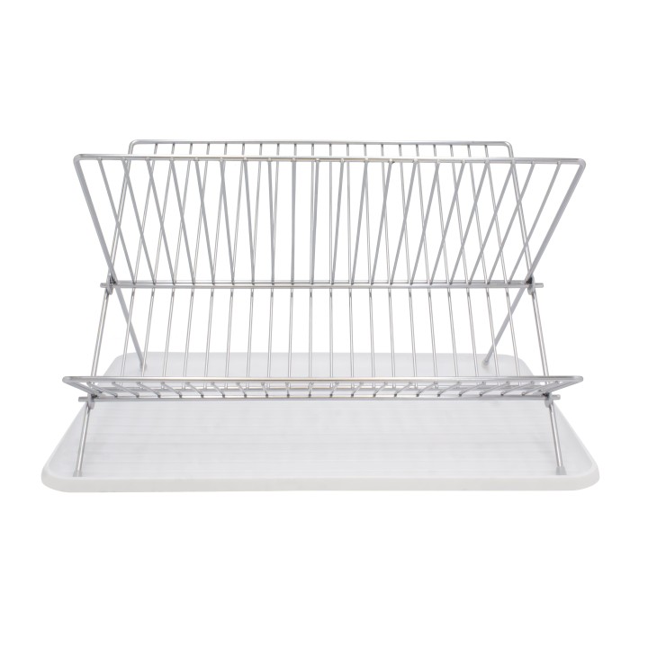 Egouttoir à vaisselle compact - 12 assiettes et couverts