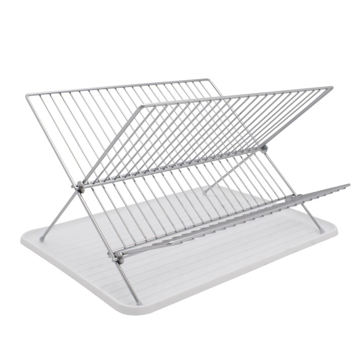 Egouttoir à vaisselle compact - 12 assiettes et couverts