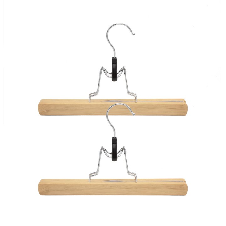 Cintres en bois FSC pour pantalon ou jupe - 25 cm de long