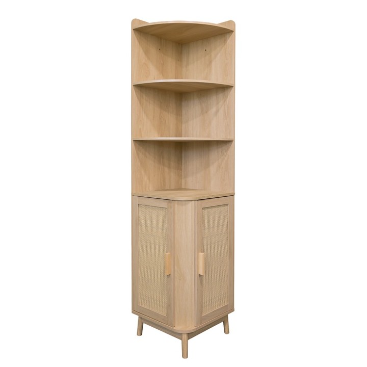 Meuble d'angle en bois 40 x 40 x 172 cm